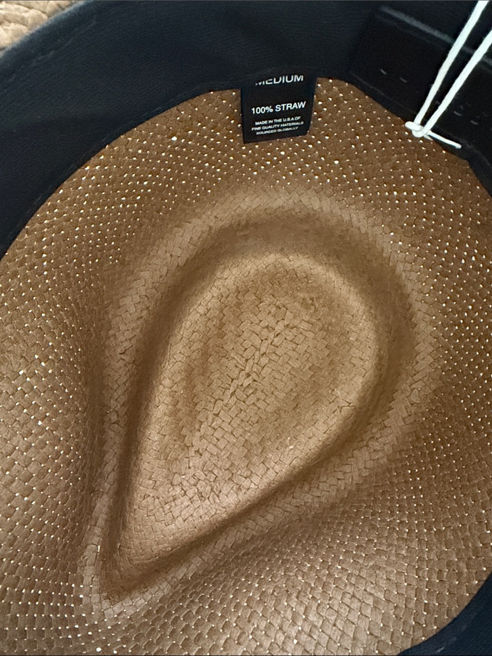 Janessa Leone Sherman Packable Straw Fedora M - Picture 4 of 5